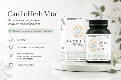 Armelite CardioHerb Vital 30 Kapseln Produktdetails