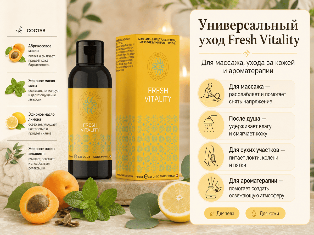 Armelite Fresh Vitality 100 ml Anwendung und Gebrauch