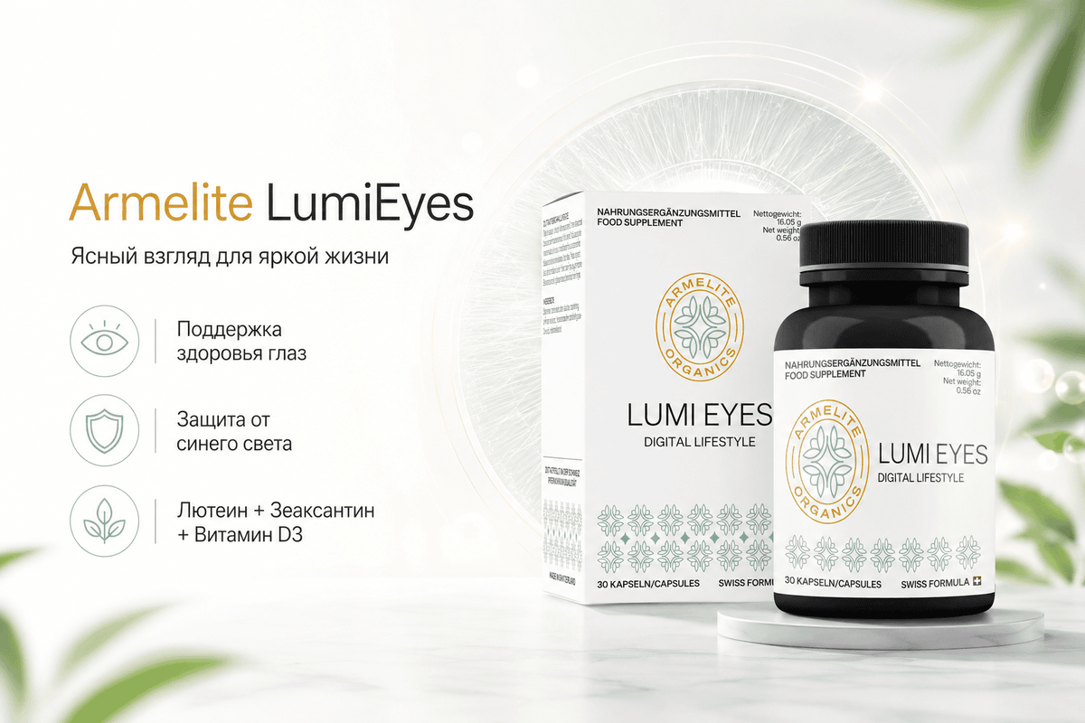 Armelite LumiEyes 30 Kapseln Verpackung und Produktinformationen