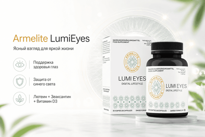 Armelite LumiEyes 30 Kapseln Verpackung und Produktinformationen