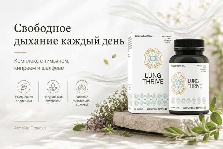 Armelite LungThrive 30 Kapseln Supplement Informationen