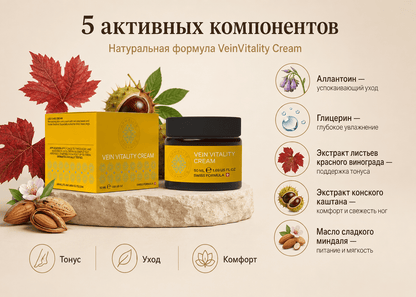 Armelite VeinVitality Cream 50 ml Inhaltsstoffe