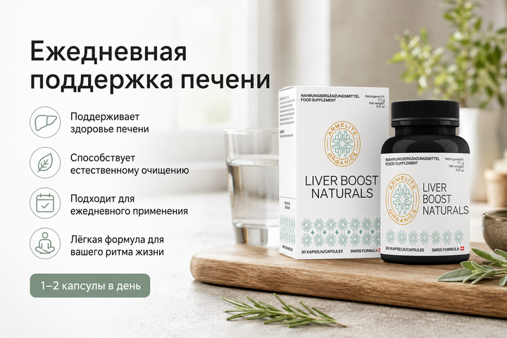 LiverBoost Naturals 30 капсул