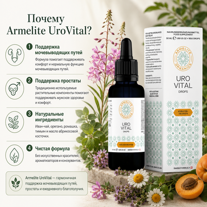 Травяные капли UroVital 50 мл